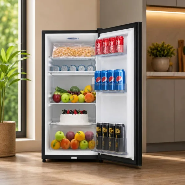 HAIER THERMOCOOL REFRIGERATOR-(HR-135BA R6 BLK)